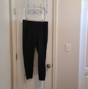 Black, stretch work pants